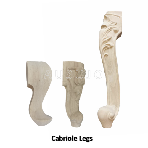 Wooden Queen Anne Cabriole Provincial Legs