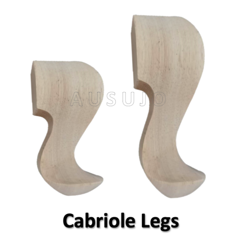 100mm 150mm Wooden Queen Anne Cabriole French Provincial Legs