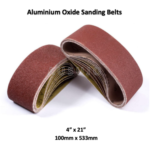 100mm X 533mm Sanding Belt 40 – 120 Grit Heavy Duty Cloth Backed