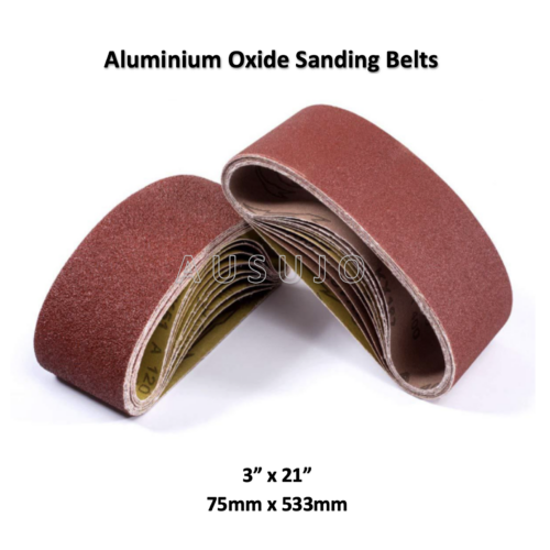 75mm X 533mm Sanding Belt 40 – 800 Grit Heavy Duty Cloth Backed