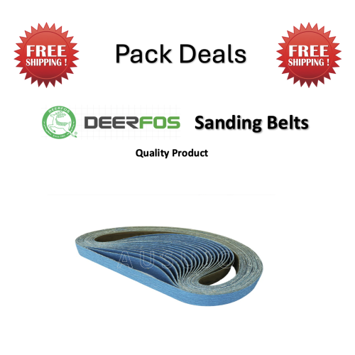 Free Shipping: Deerfos 10mm X 330mm Zirconia Sanding Belt 40 – 120 Grit Heavy Duty