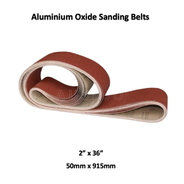 50mm X 915mm Sanding Belt 40 - 320 Grit Heavy Duty Cloth Backed