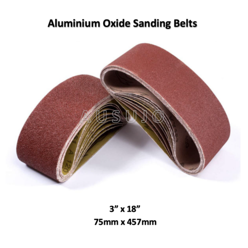 75mm X 457mm Sanding Belt 40 – 180 Grit Heavy Duty Cloth Backed