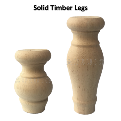 100mm 150mm Turned Wooden Furniture Leg