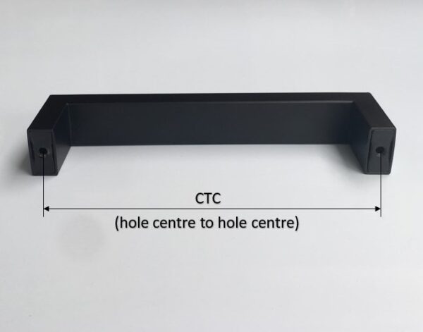 Urban 20mm Black Stainless Steel Kitchen Cabinet Door Drawer Handles - Image 5