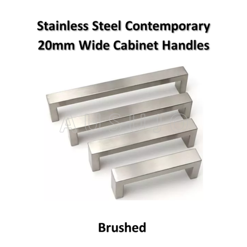 Urban 20mm Stainless Steel Kitchen Cabinet Door Drawer Handles