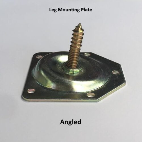68mm x 68mm Angled Furniture Leg Mounting Plate