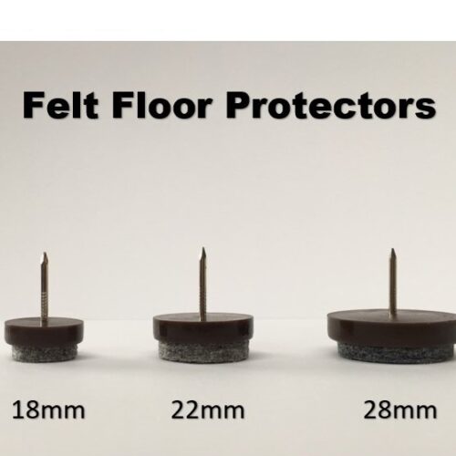 100 x Felt Floor Protectors Knock In