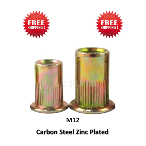 M12 Carbon Steel Zinc Plated Rivet Nut