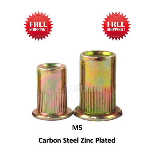 M5 Carbon Steel Zinc Plated Rivet Nut