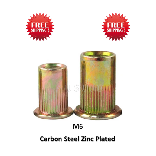 M6 Carbon Steel Zinc Plated Rivet Nut