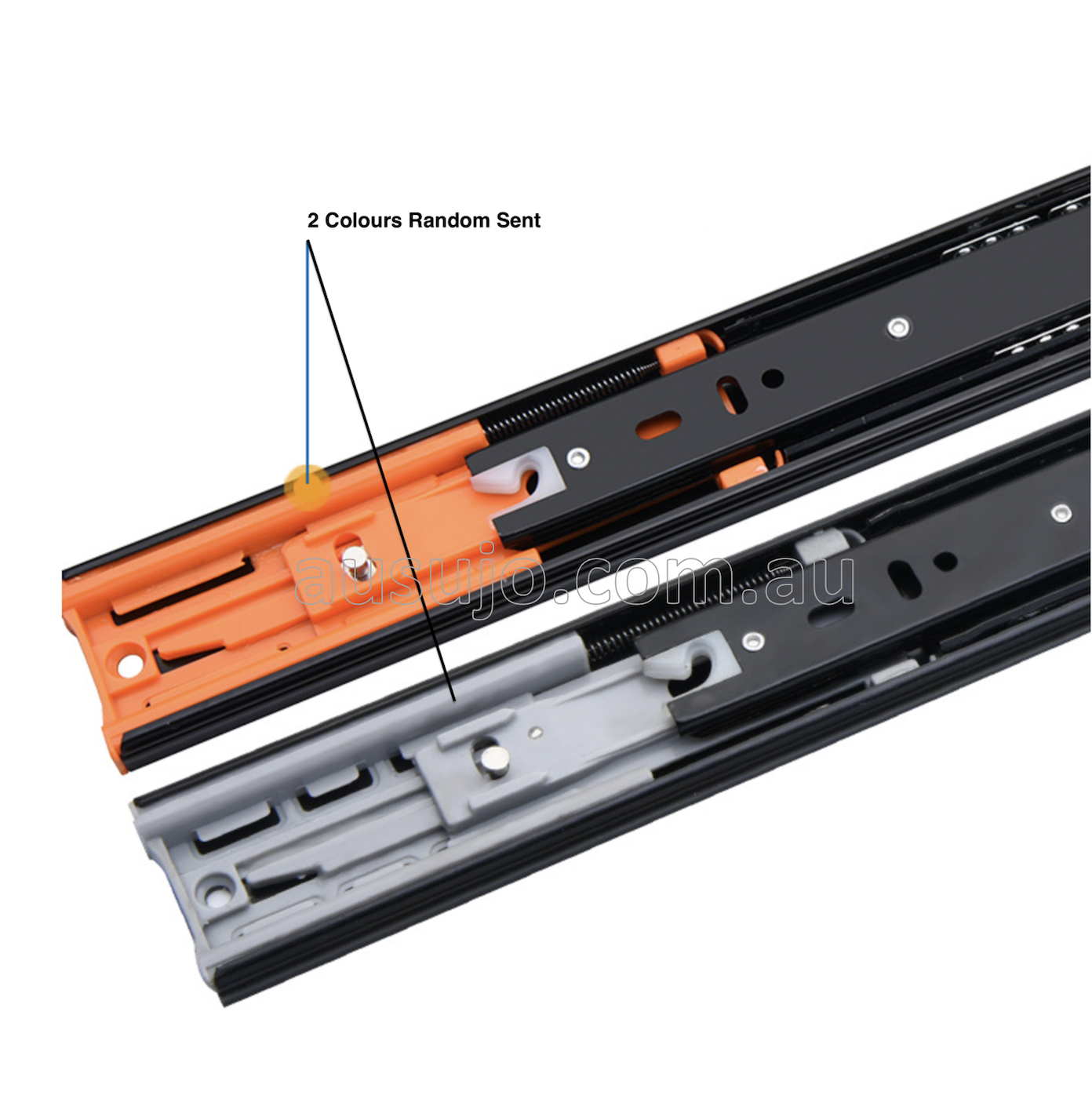 250mm - 400mm Soft Close Drawer Slides / Runners - Image 2