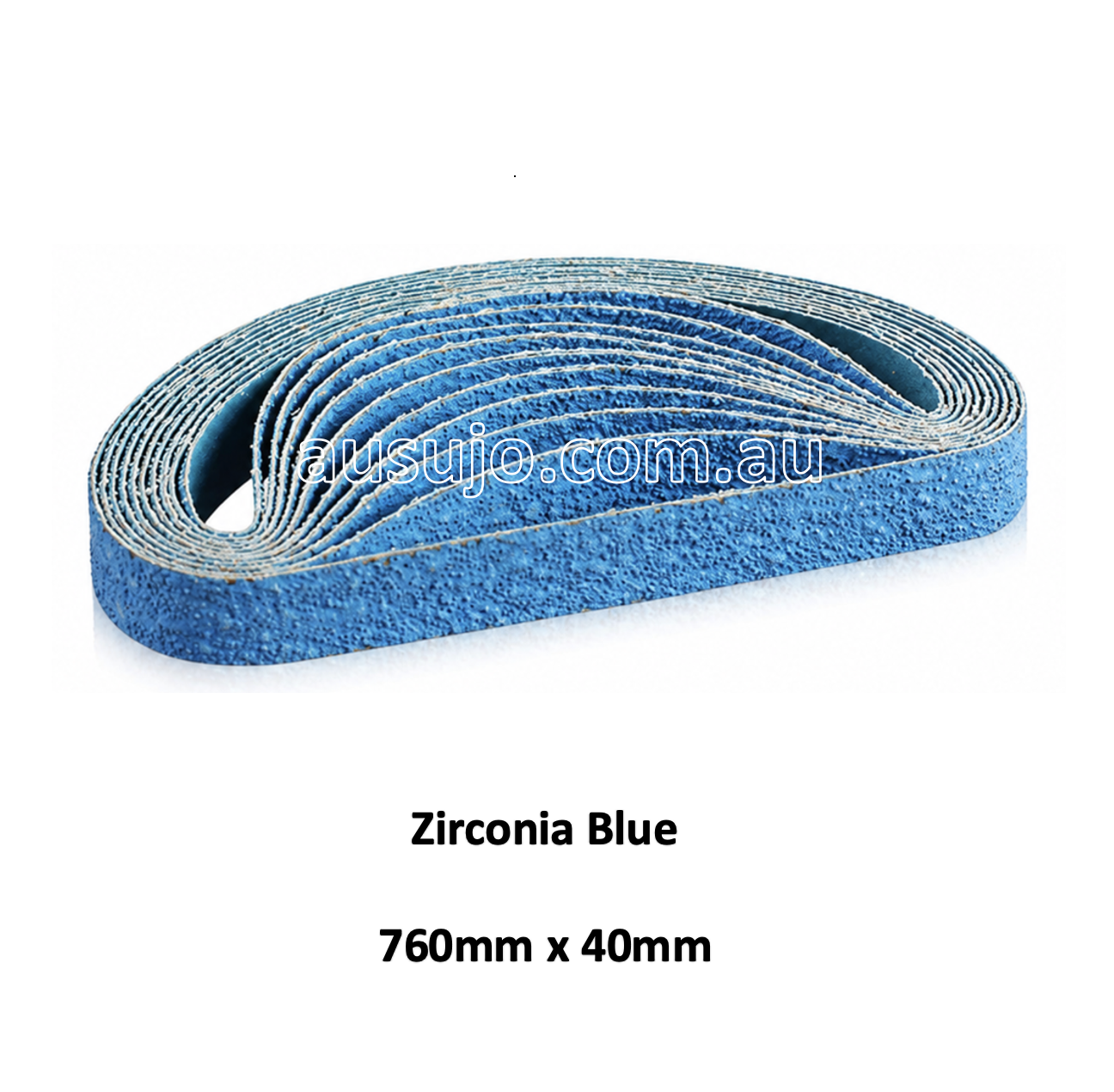 760mm x 40mm Zirconia Blue Linishing Sanding Belt