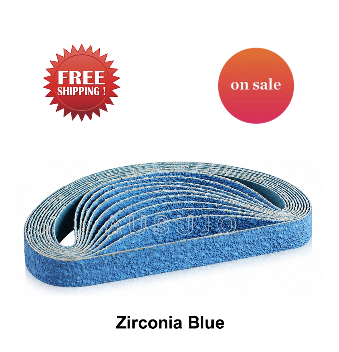 Free Shipping: 760mm x 40mm Zirconia Sanding Belts – Heavy Duty Industrial Abrasive Belts