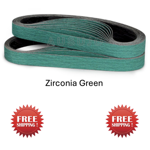 Free Shipping: 457mm x 13mm Zirconia Linishing Sanding Belt