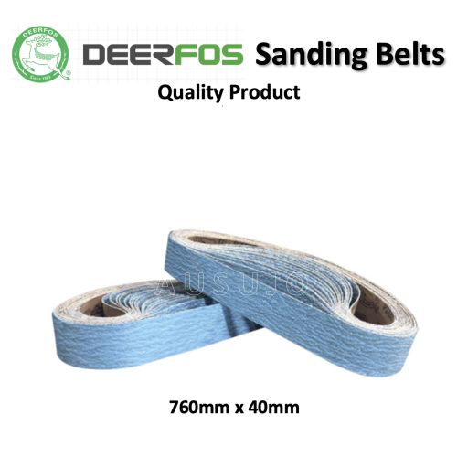 760mm x 40mm Deerfos PZ533 Zirconia Sanding Belts – Heavy Duty Industrial Abrasive Belts